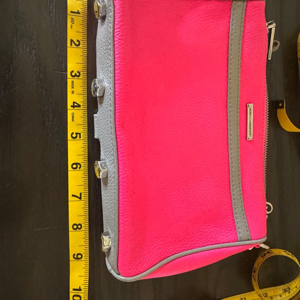 Rebecca Minkoff hot Pink Leather Crossbody Bag - Picture 7 of 7